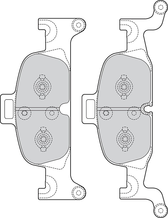 BRAKE PADS AUDI A4 A5 Q5 FR